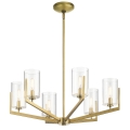 Quintiesse - Luster na šipci NYE 6xE14/40W/230V preč. 71,1 cm zlatna